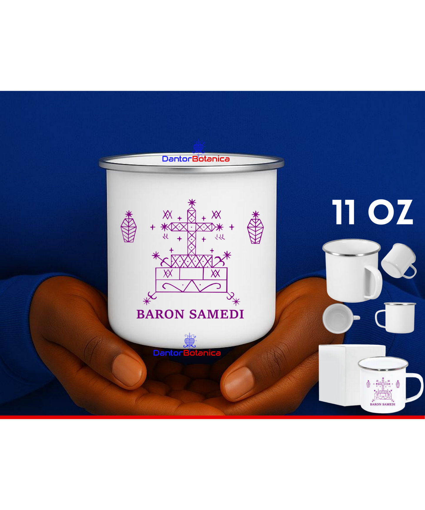 DANTORBOTANICA BARON SAMEDI VEVE MUG- KODE LWA